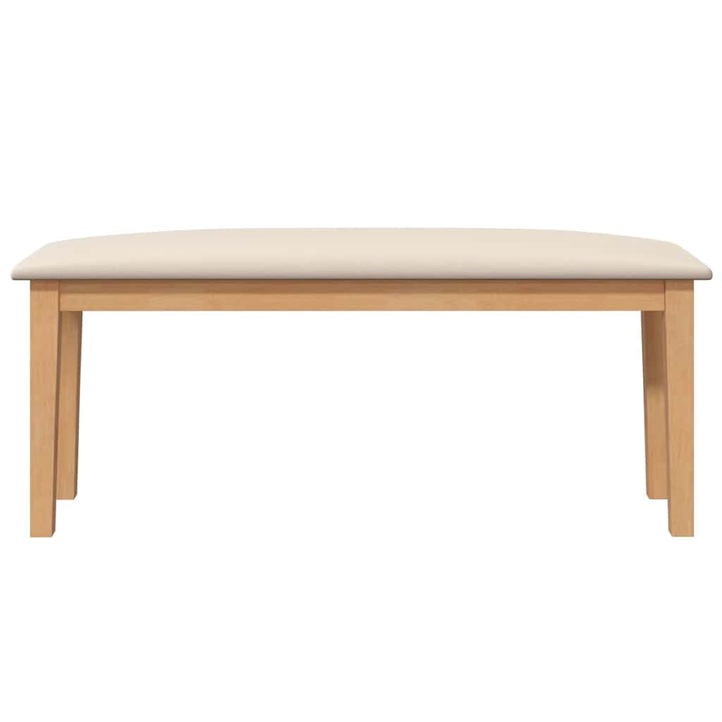 vidaXL Heim & Garten Bank 110 cm Sitzbank Natur/Hell Holz
