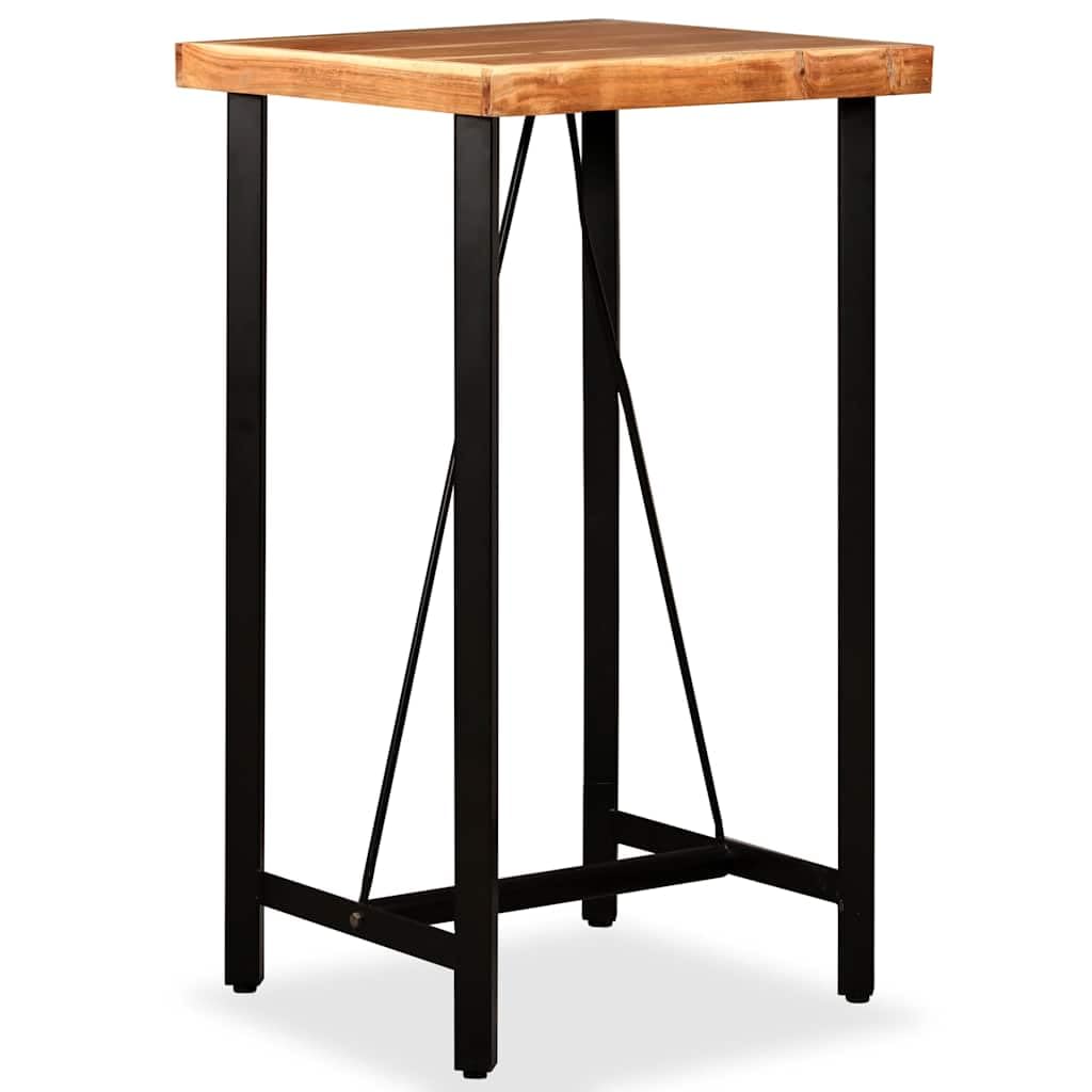 vidaXL Bartisch Akazie Massivholz 60x60x107 cm