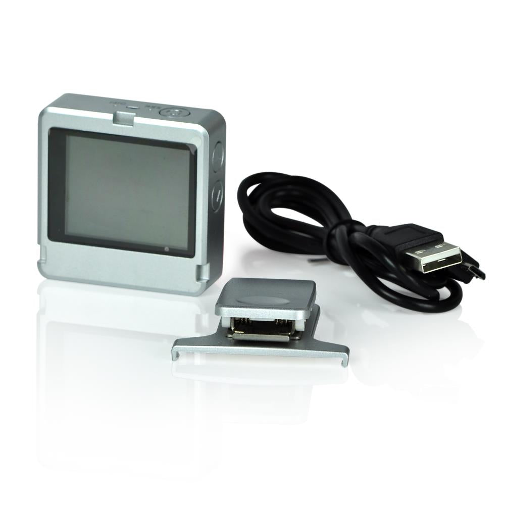 Serenelife tragbare Kamera 1080p Rot WiFi Minikamera mit Clip