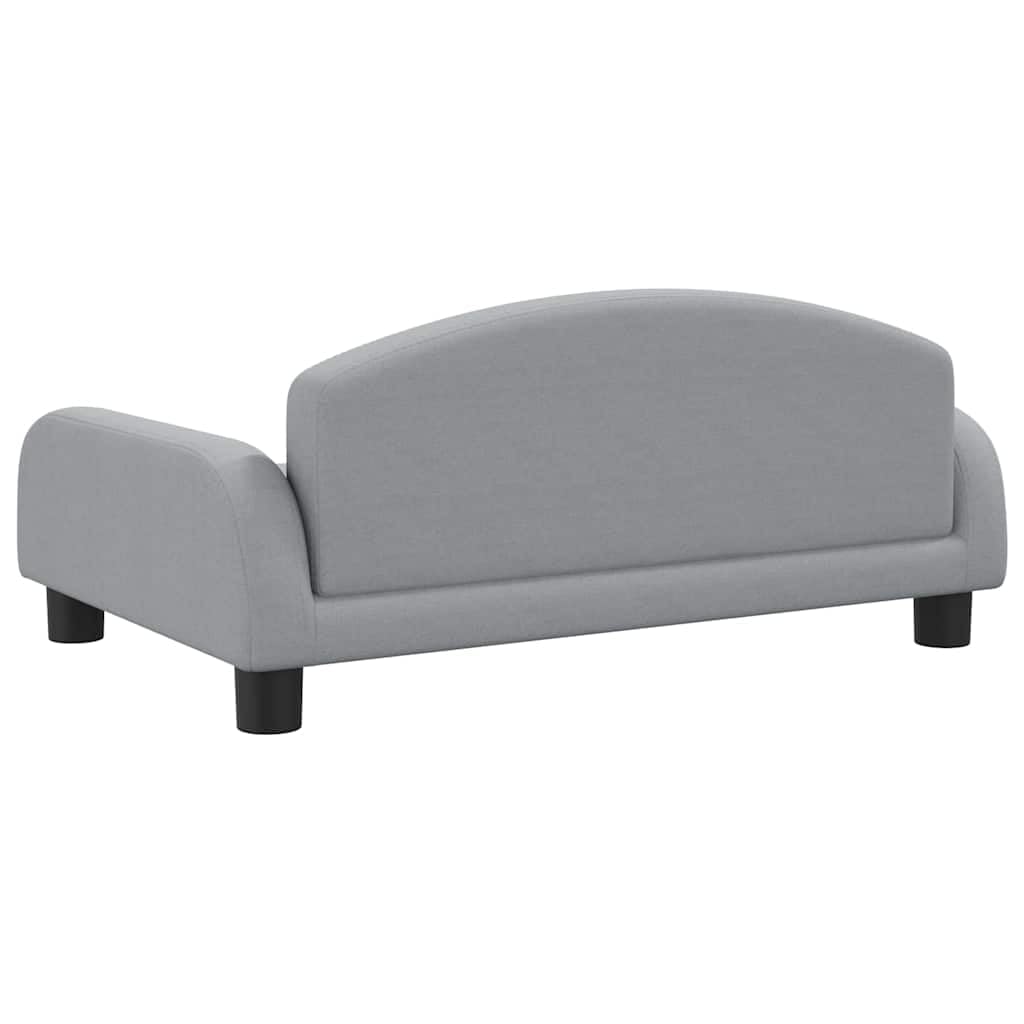 vidaXL Hundebett Hellgrau 70x45x30 cm Stoff Hundesofa