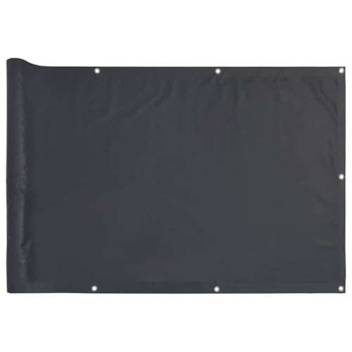 vidaXL Heim & Garten Sichtschutz Anthrazit 700x120 cm PVC
