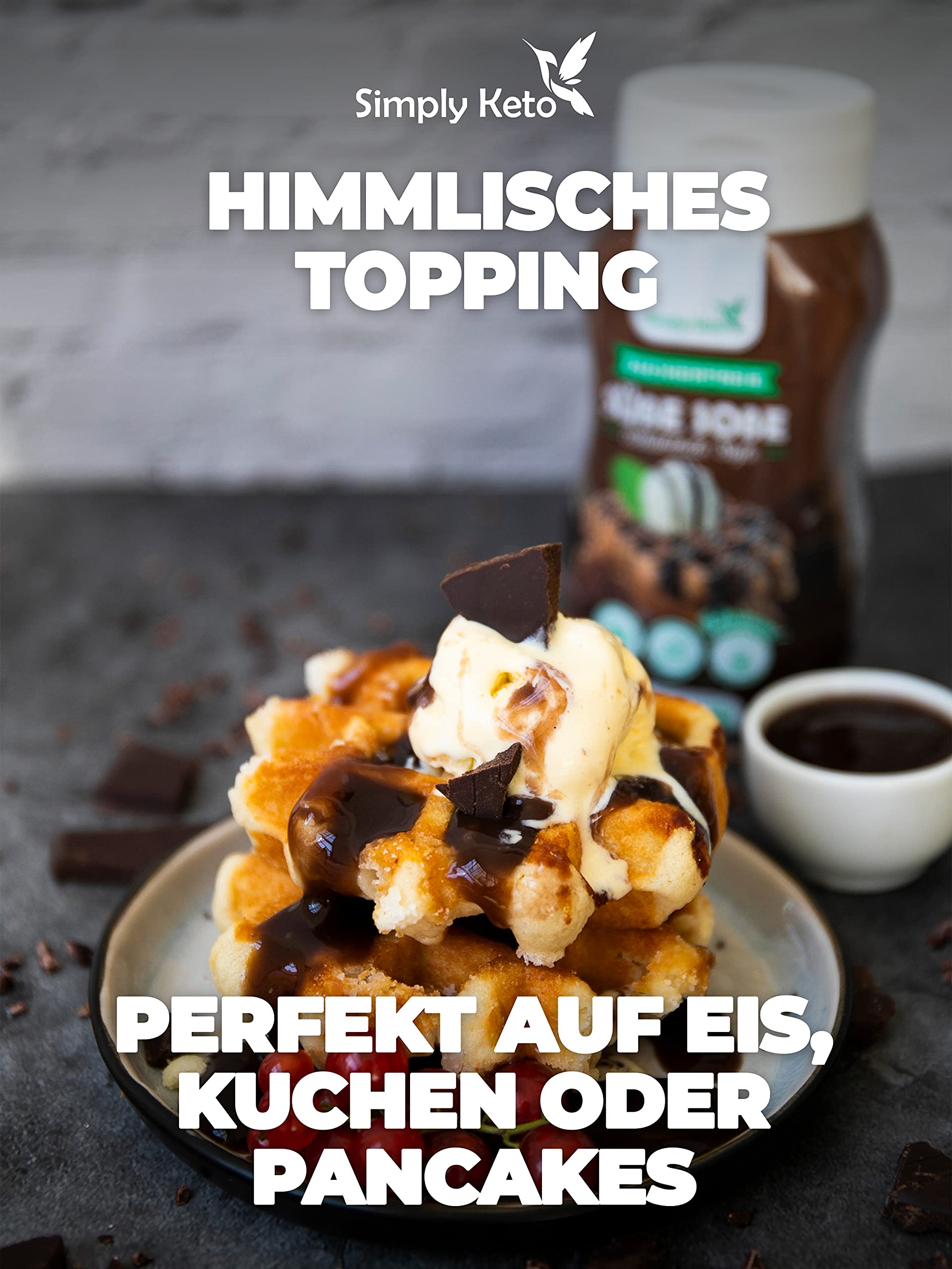 Simply Keto Dessert Sauce Schokolade zuckerfrei 350ml