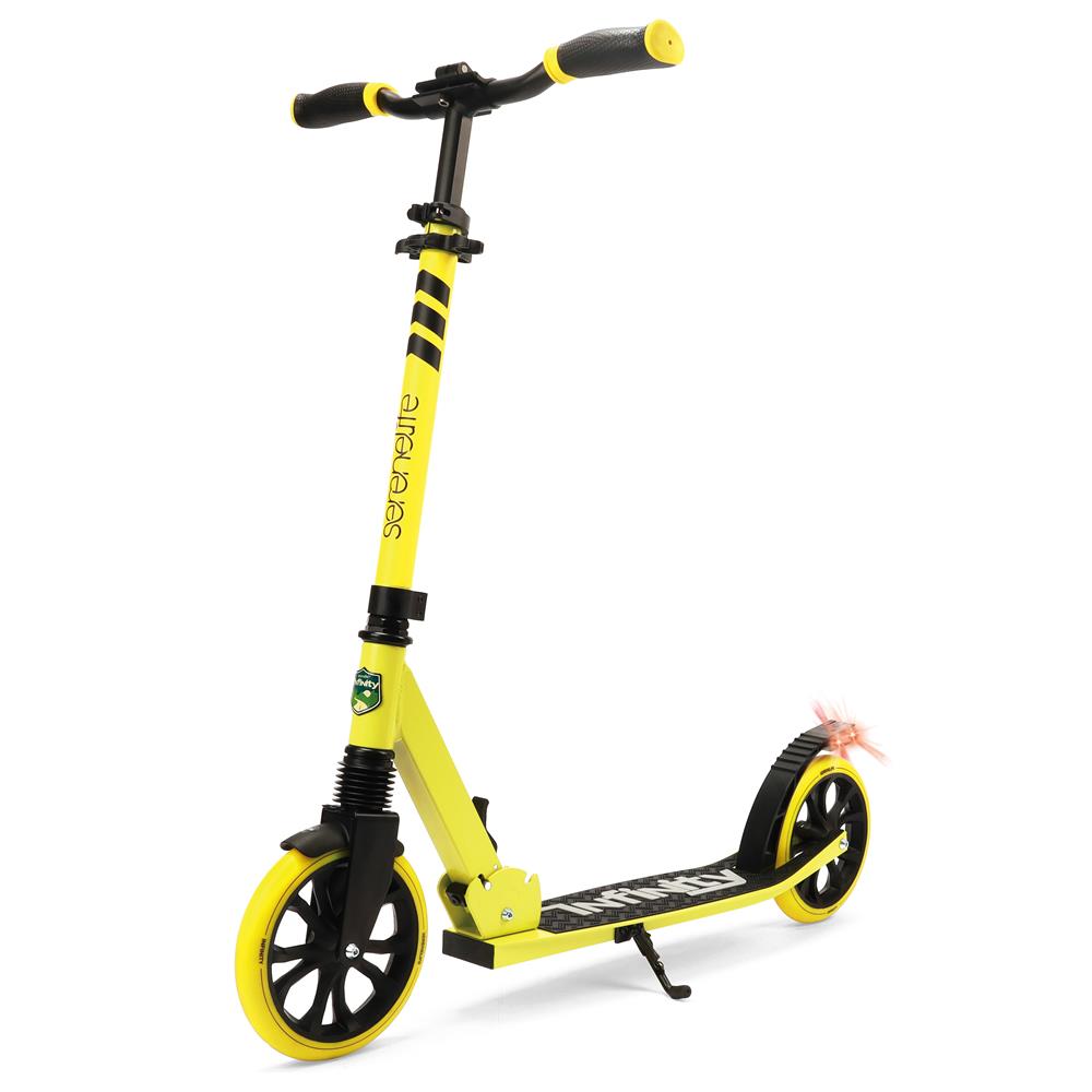 Serenelife Scooters Kick Scooter Gelb klappbar Alu