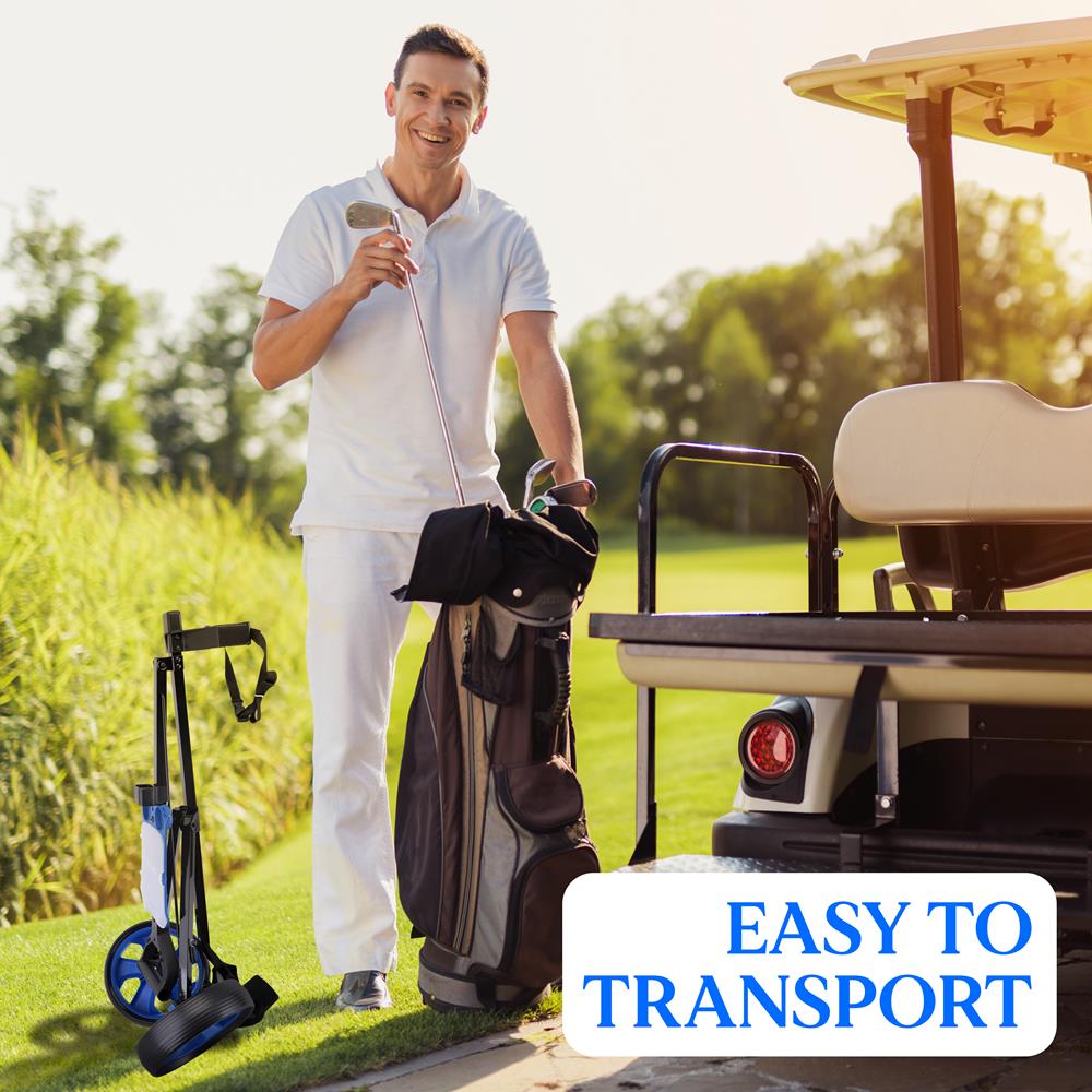 Serenelife Camping Golf Trolley 2-Rad Alu klappbar bis 15 kg