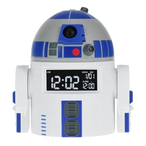 Paladone Homeware R2-D2 Wecker digital 13 cm USB mit Sound Star Wars