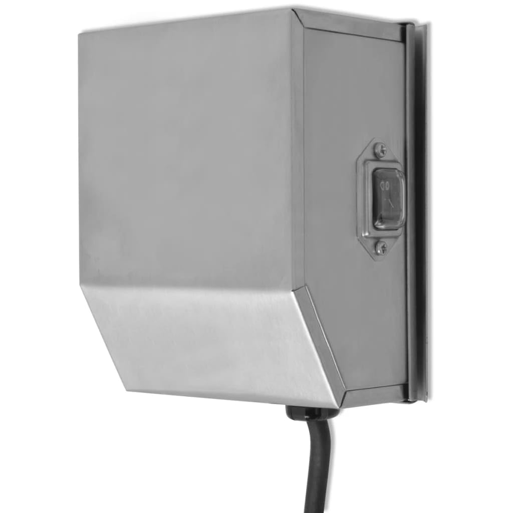 vidaXL Grillspießmotor Edelstahl 4 W für 8 mm Spieß