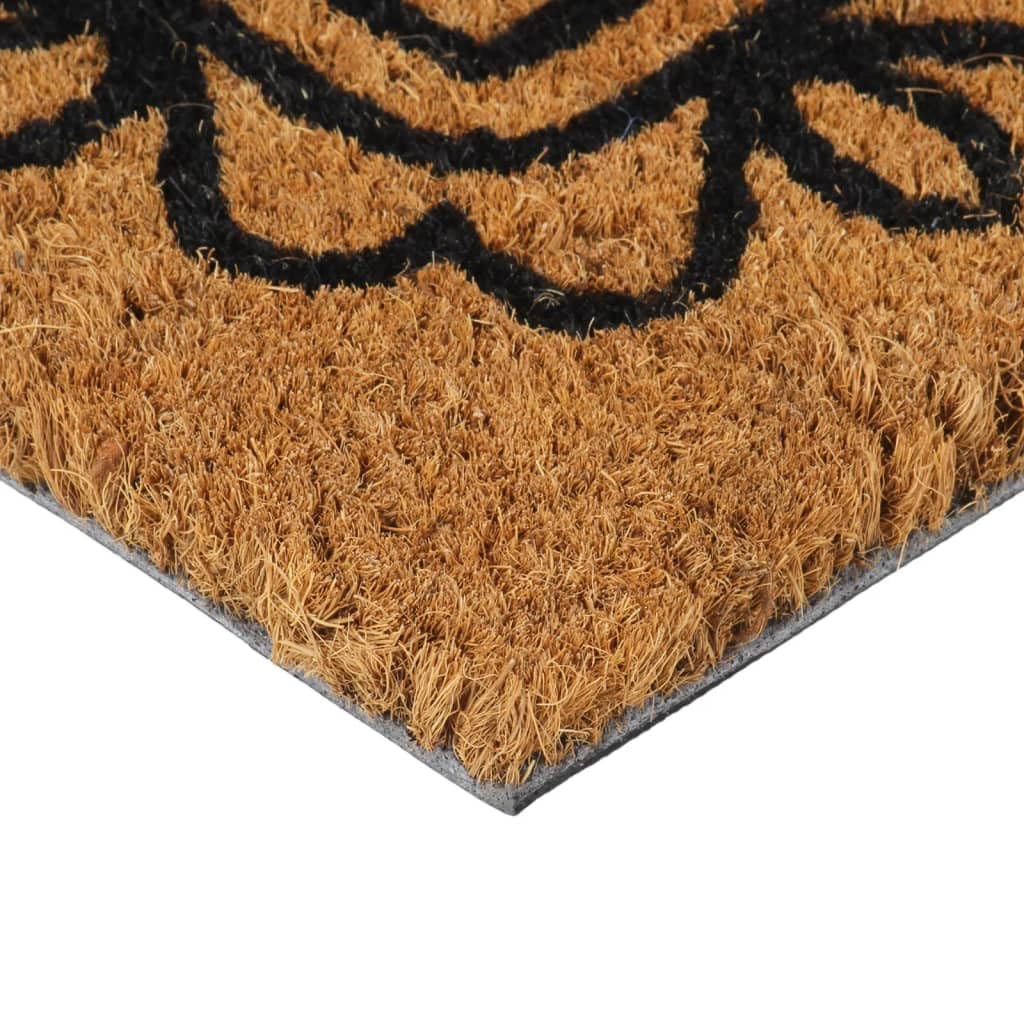 vidaXL Heim & Garten Fußmatte Kokos 45x75 cm Natur getuftet