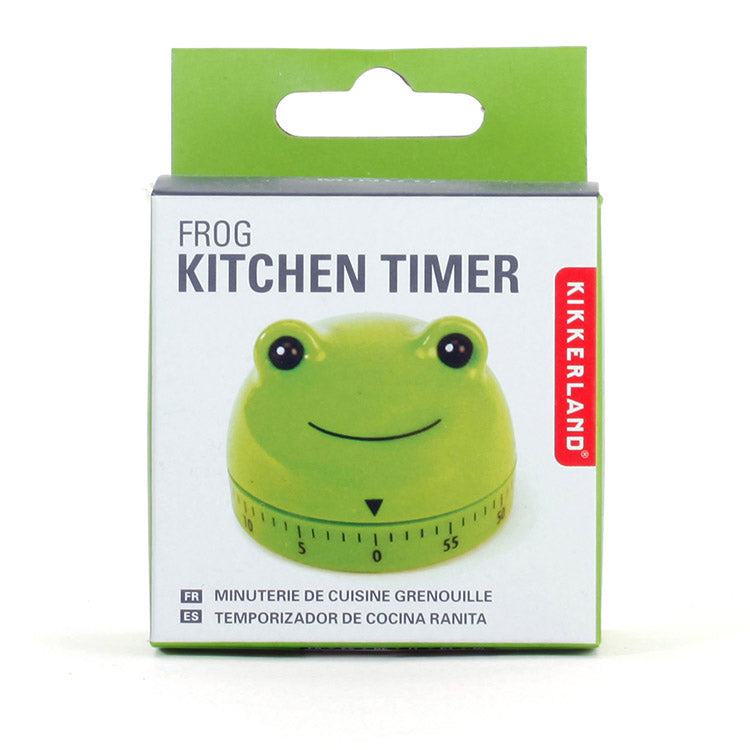 Kikkerland Frosch Küchentimer mechanisch 60 Minuten