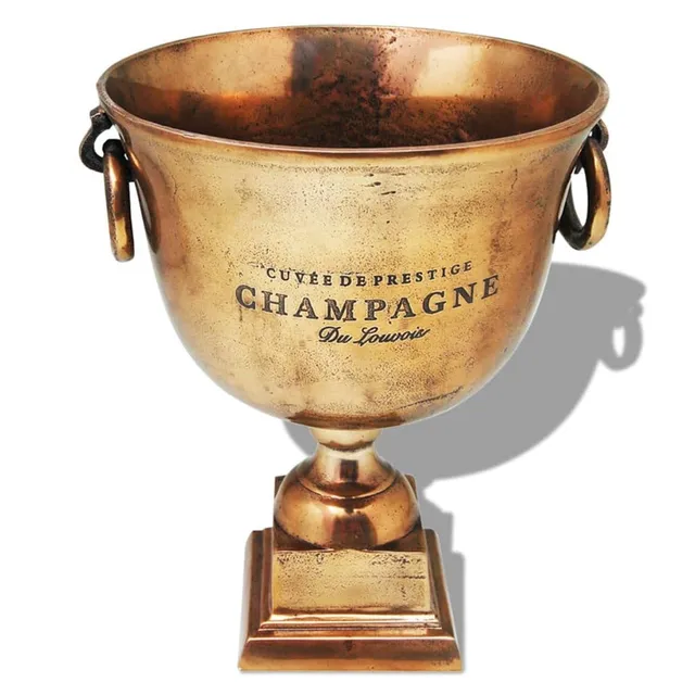vidaXL Champagner-Kühler Pokal Sektkühler Kupfer braun