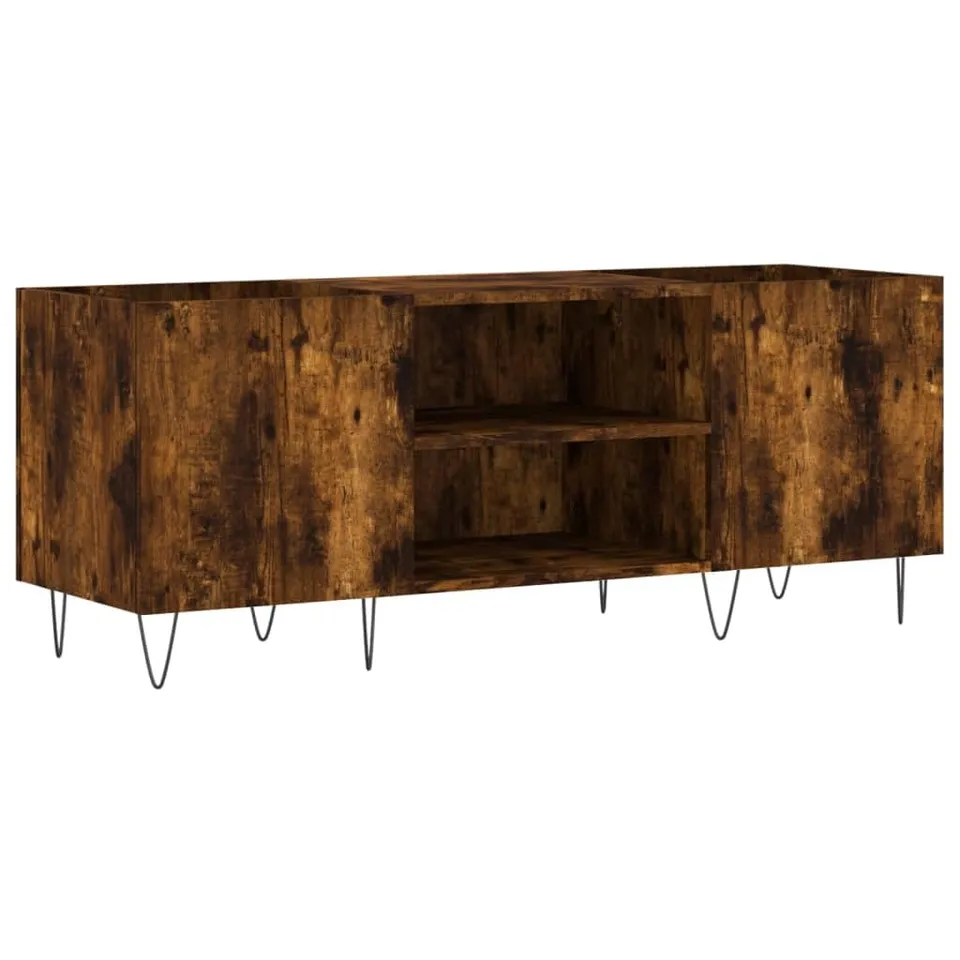 vidaXL Plattenschrank 121x38x48 cm Holz Räuchereiche LP