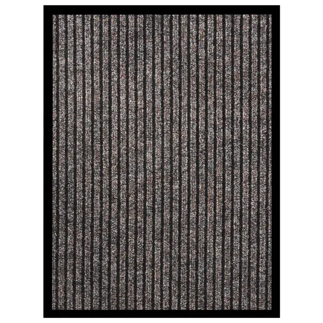 vidaXL Fußmatte Beige Gestreift Türmatte 40x60 cm