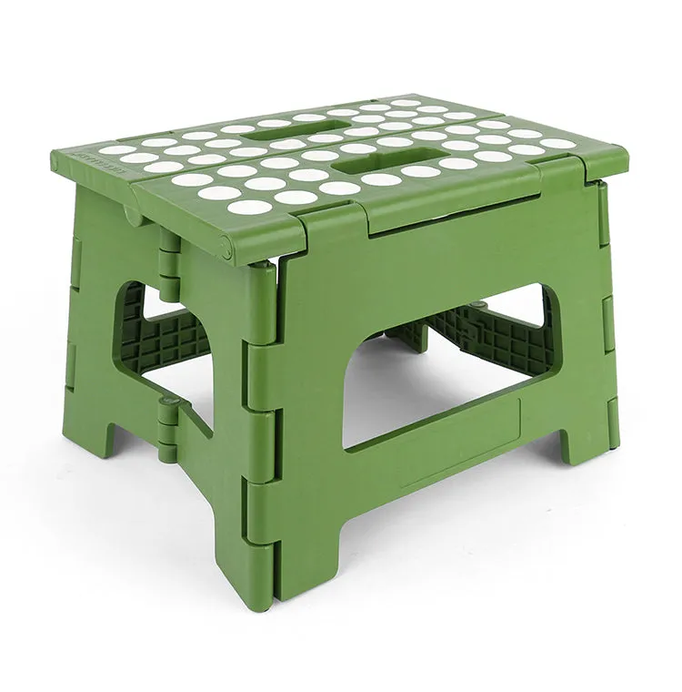 Kikkerland Home Rhino II Tritthocker grün klappbar