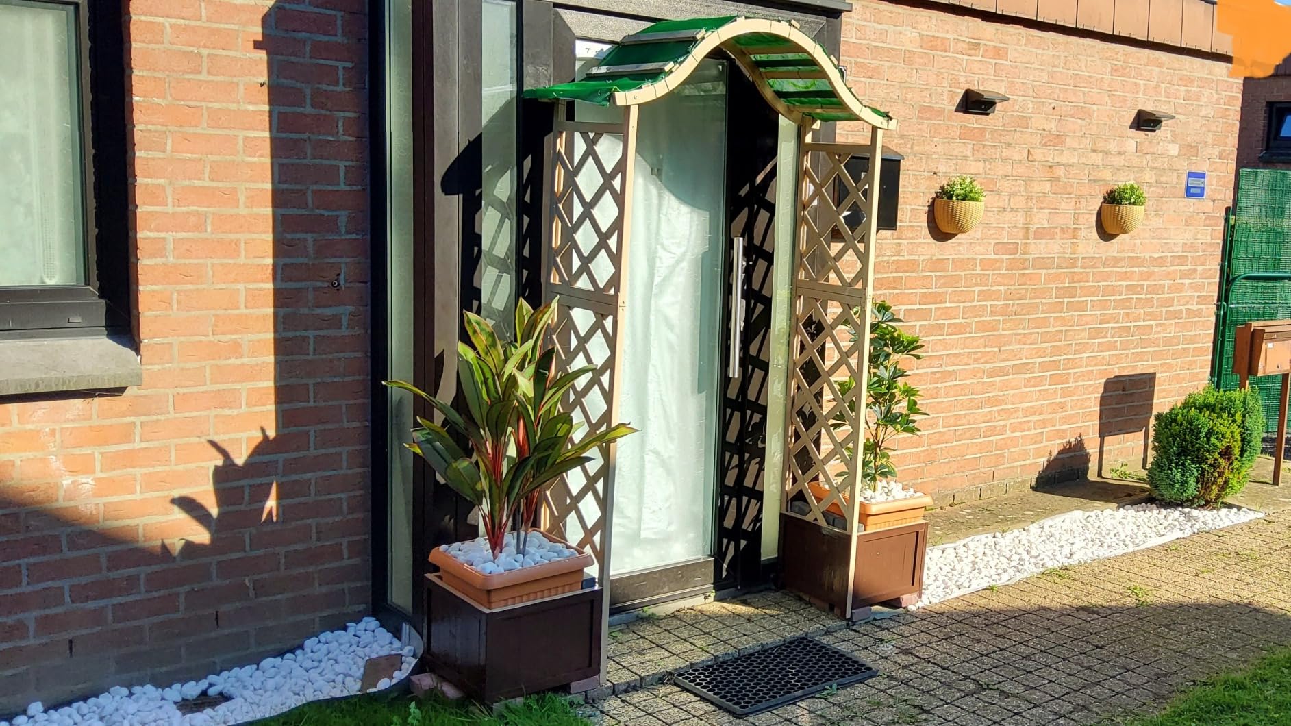 vidaXL Rosenbogen Tannenholz 175x40x204 cm Pergola braun