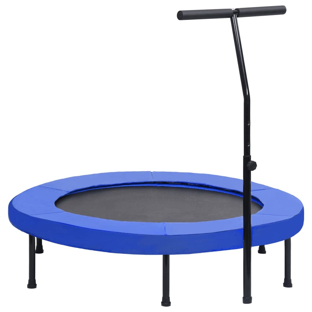 vidaXL Fitness Trampolin 102 cm mit Griff Minitrampolin Bungee