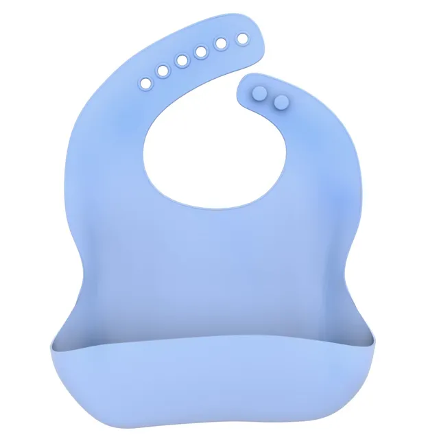 Intirilife Baby Lätzchen Blau Kinder Esslätzchen