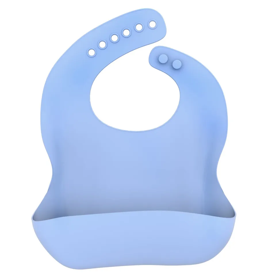 Intirilife Baby Lätzchen Blau Kinder Esslätzchen